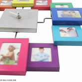Multicoloured photo frame clock My Wall Clock